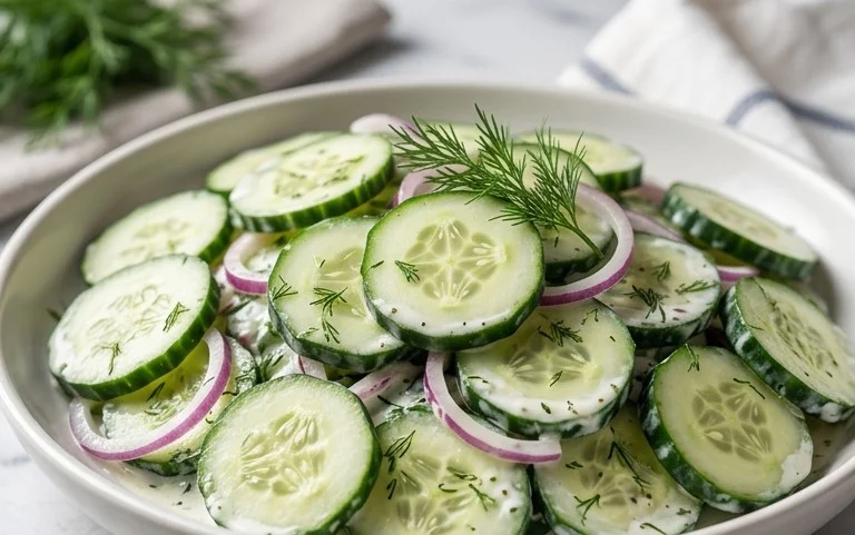 Polish Cucumber Salad