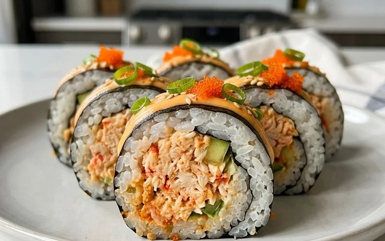 Kani Sushi (Spicy Crab Roll)