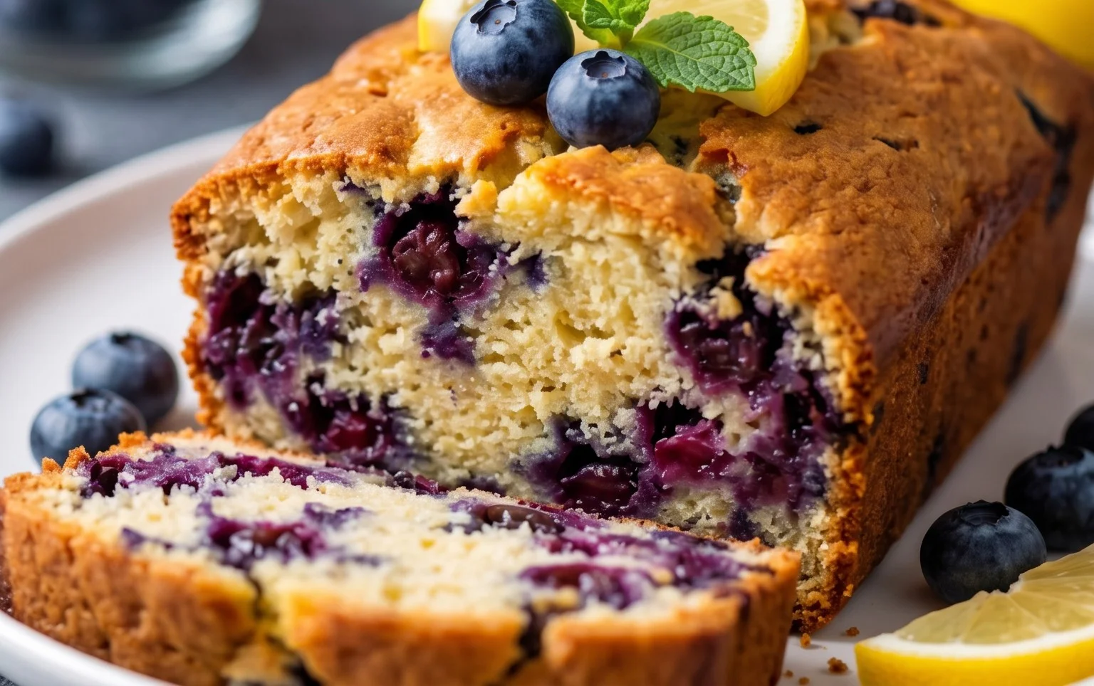 Blueberry and Lemon Loaf