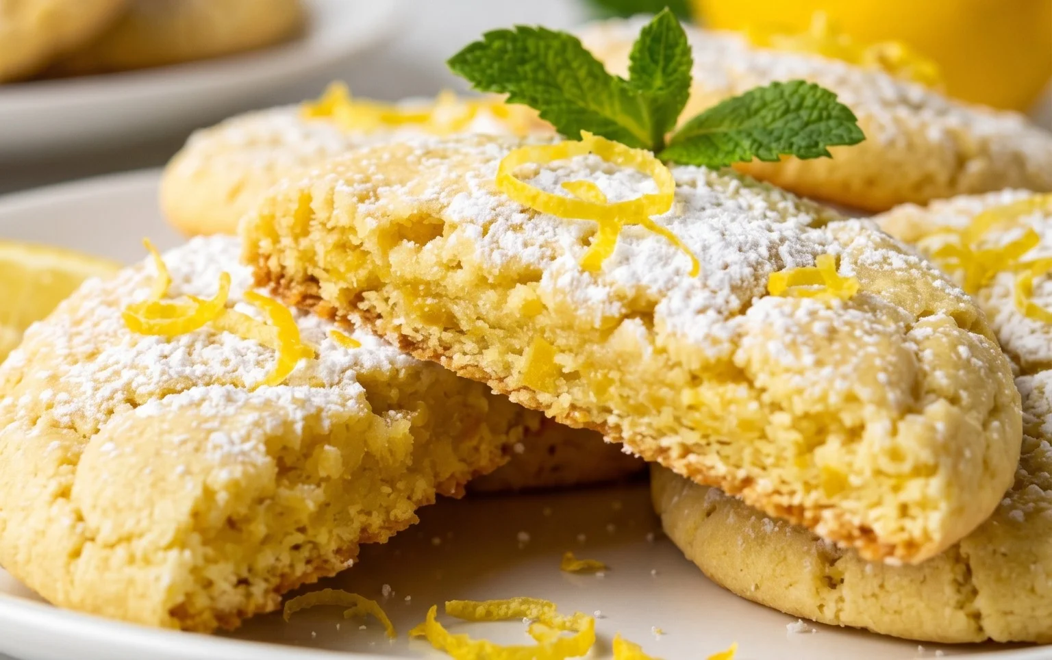 Soft & Chewy Lemon Cookies