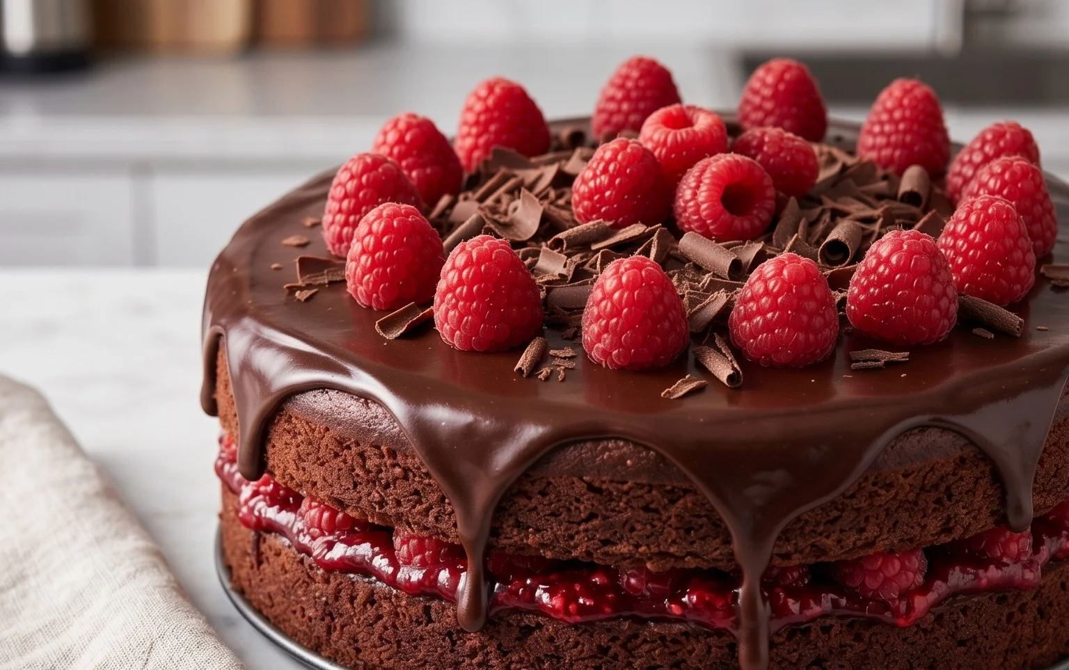 Chocolate Raspberry Cake
