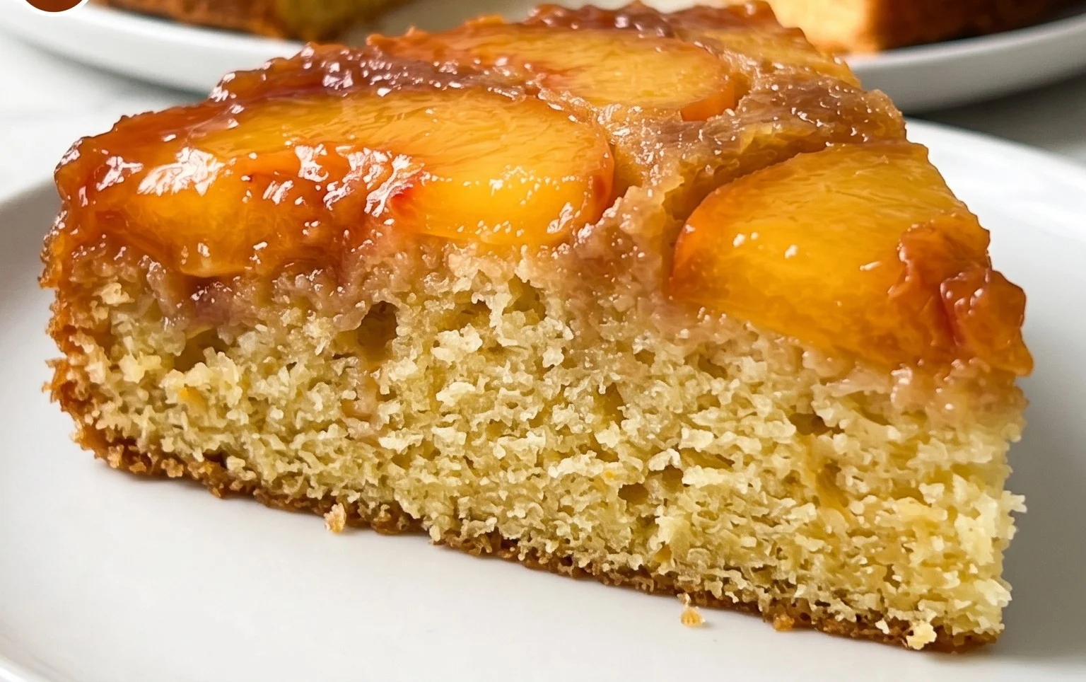 Peach Upside-Down Cake Recipe