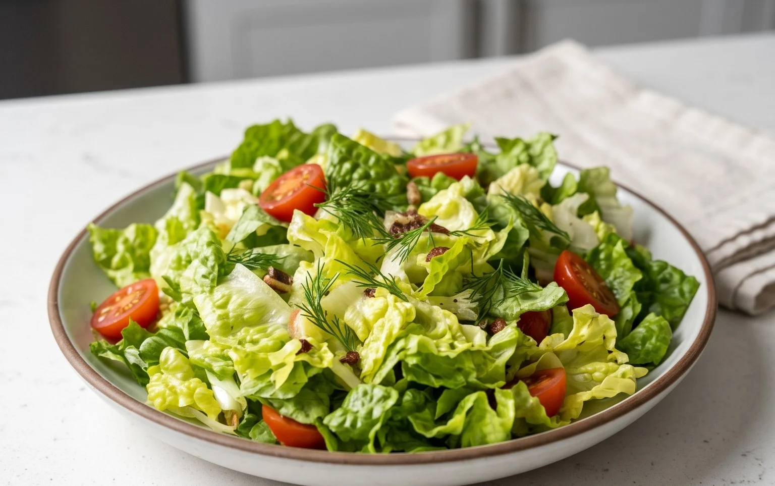 Maroulosalata (Greek Lettuce Salad)
