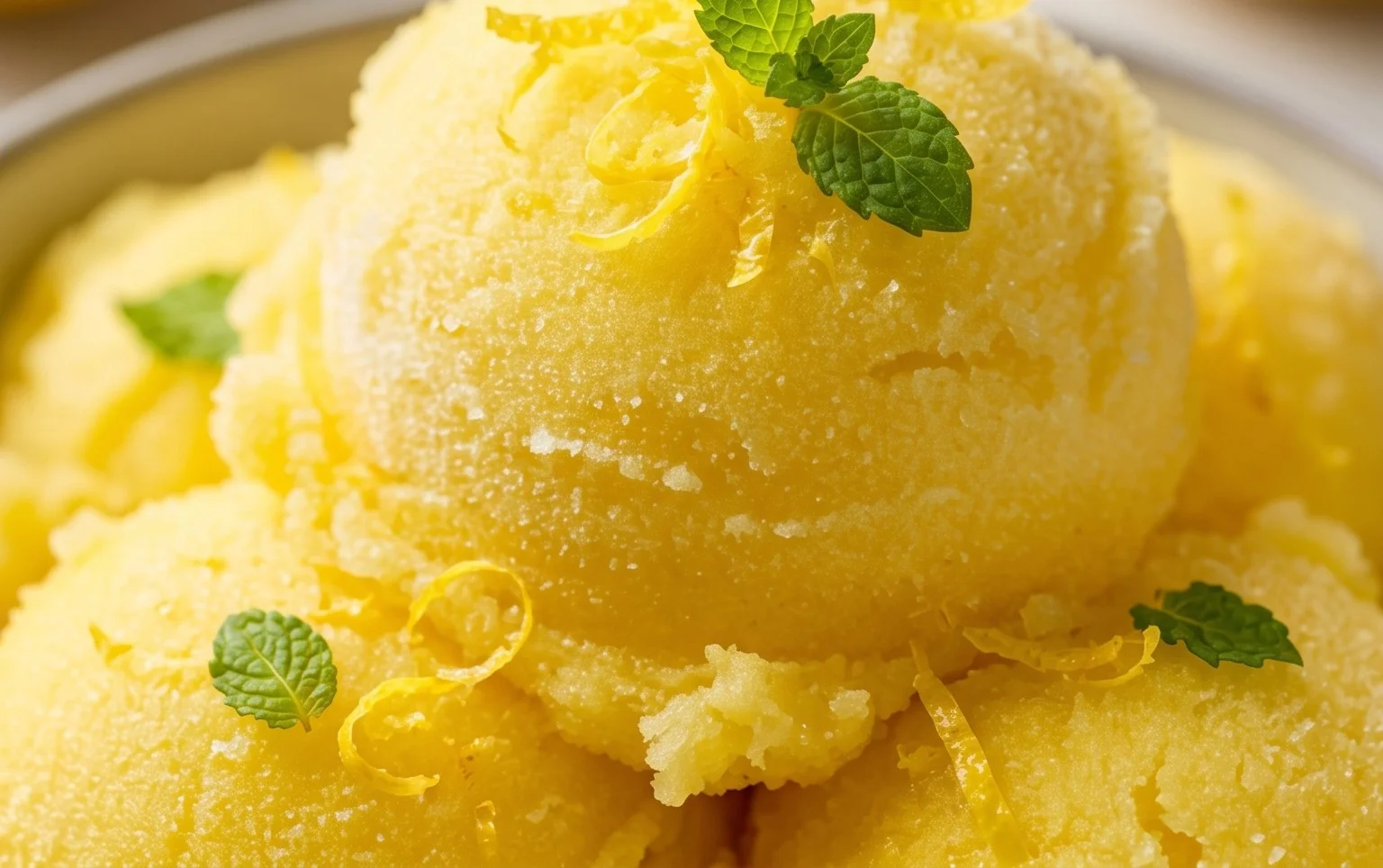Lemon Sorbet