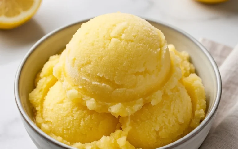 Lemon Sorbet