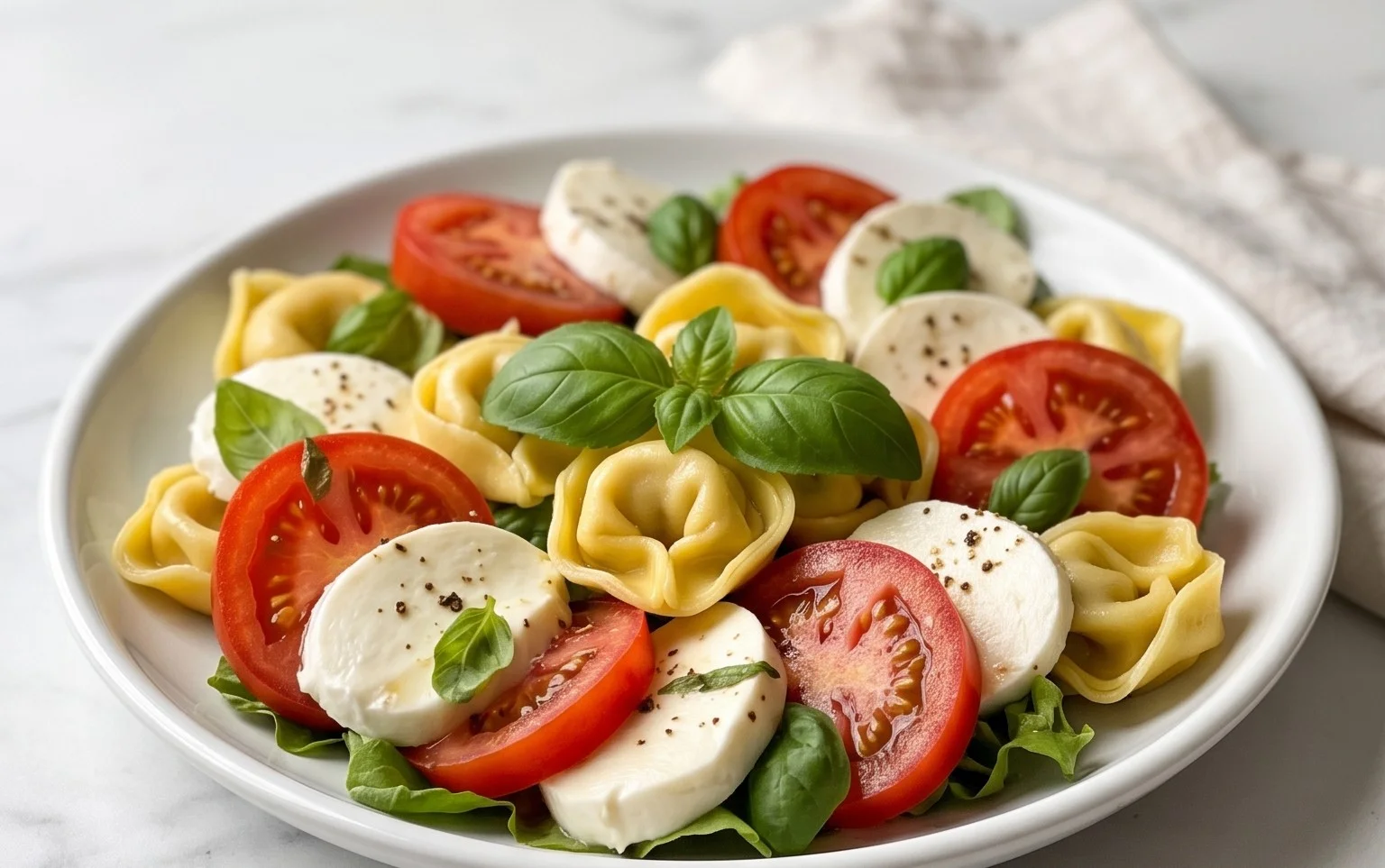 Tortellini Caprese Salad