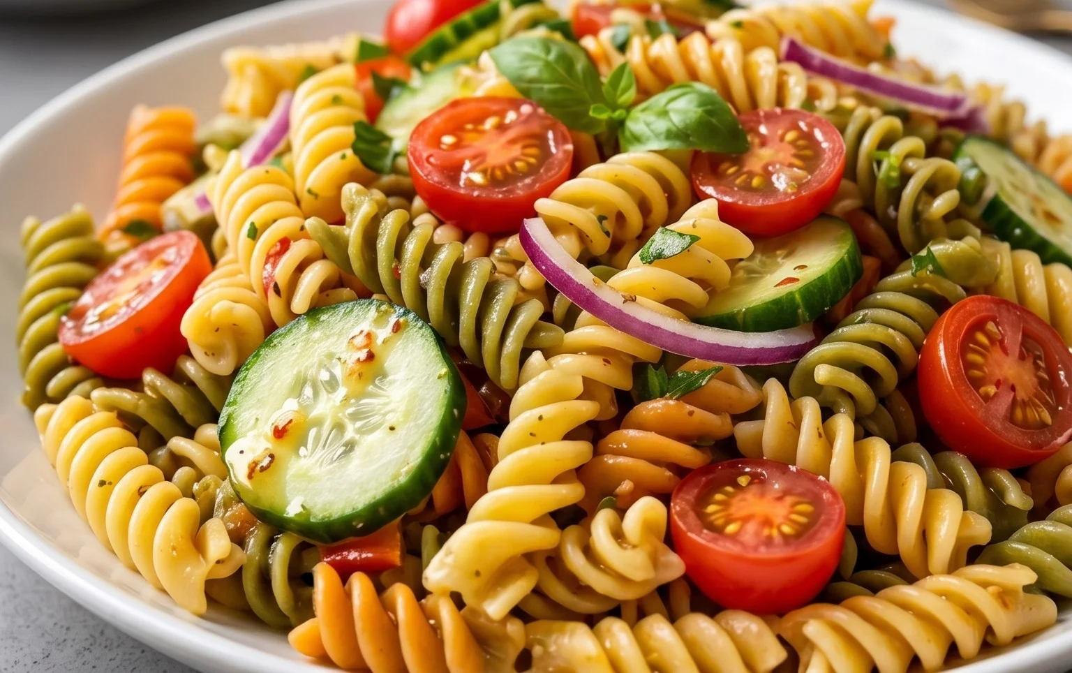 French Dressing Pasta Salad