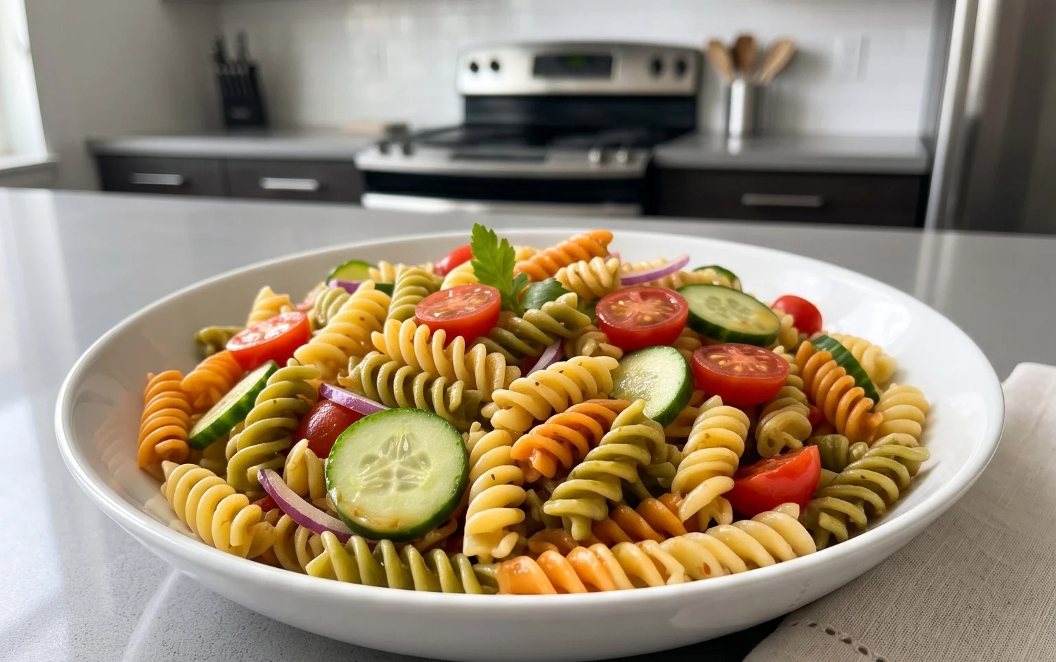 French Dressing Pasta Salad