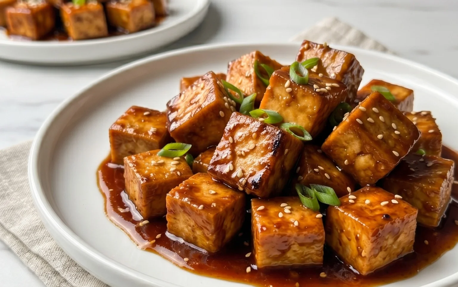 Honey Garlic Tofu