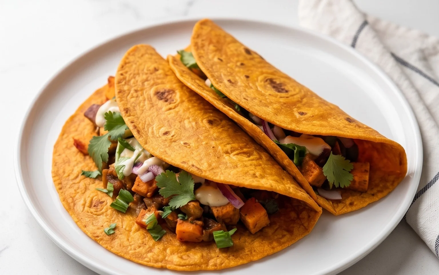 Sweet Potato Tortillas (Gluten-Free Vegan Wraps)