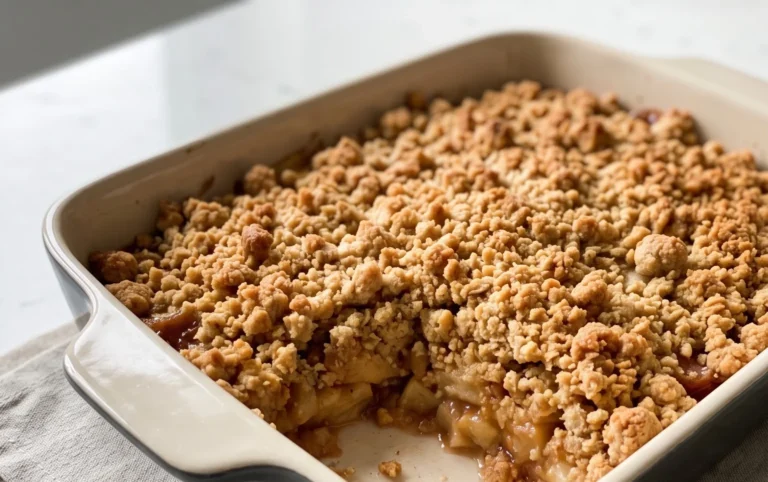 Healthy Breakfast Apple Crum extractble