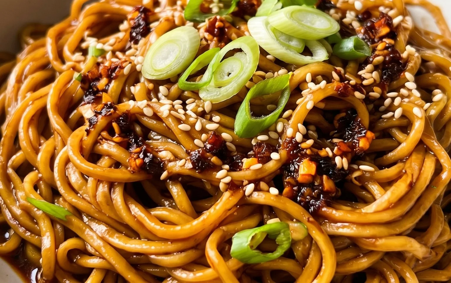 Easy Saucy Ramen Noodles