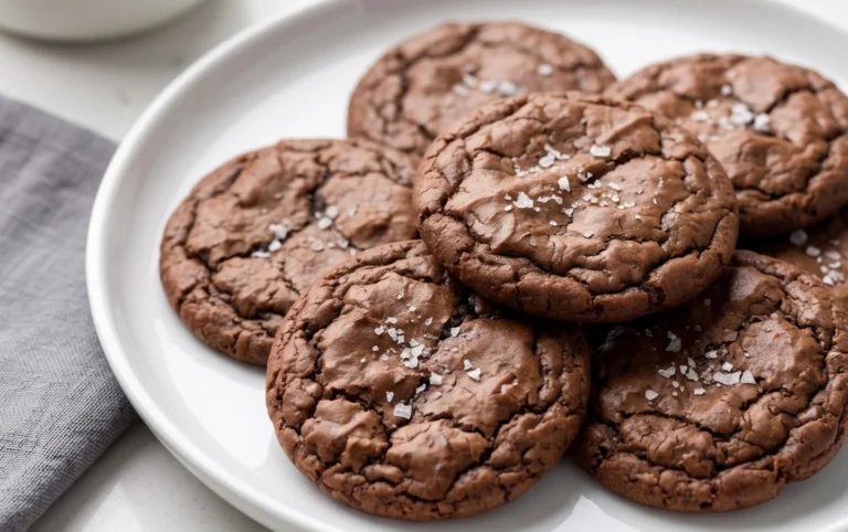 Salted Brownie Cookies