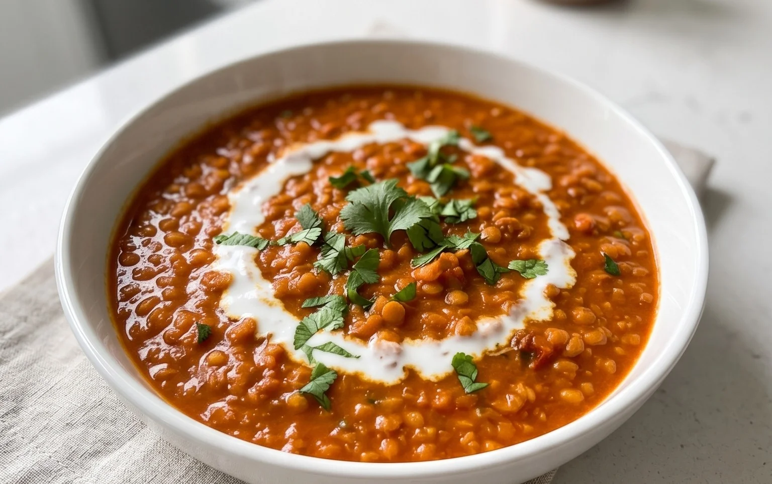 Spicy Red Lentil Curry
