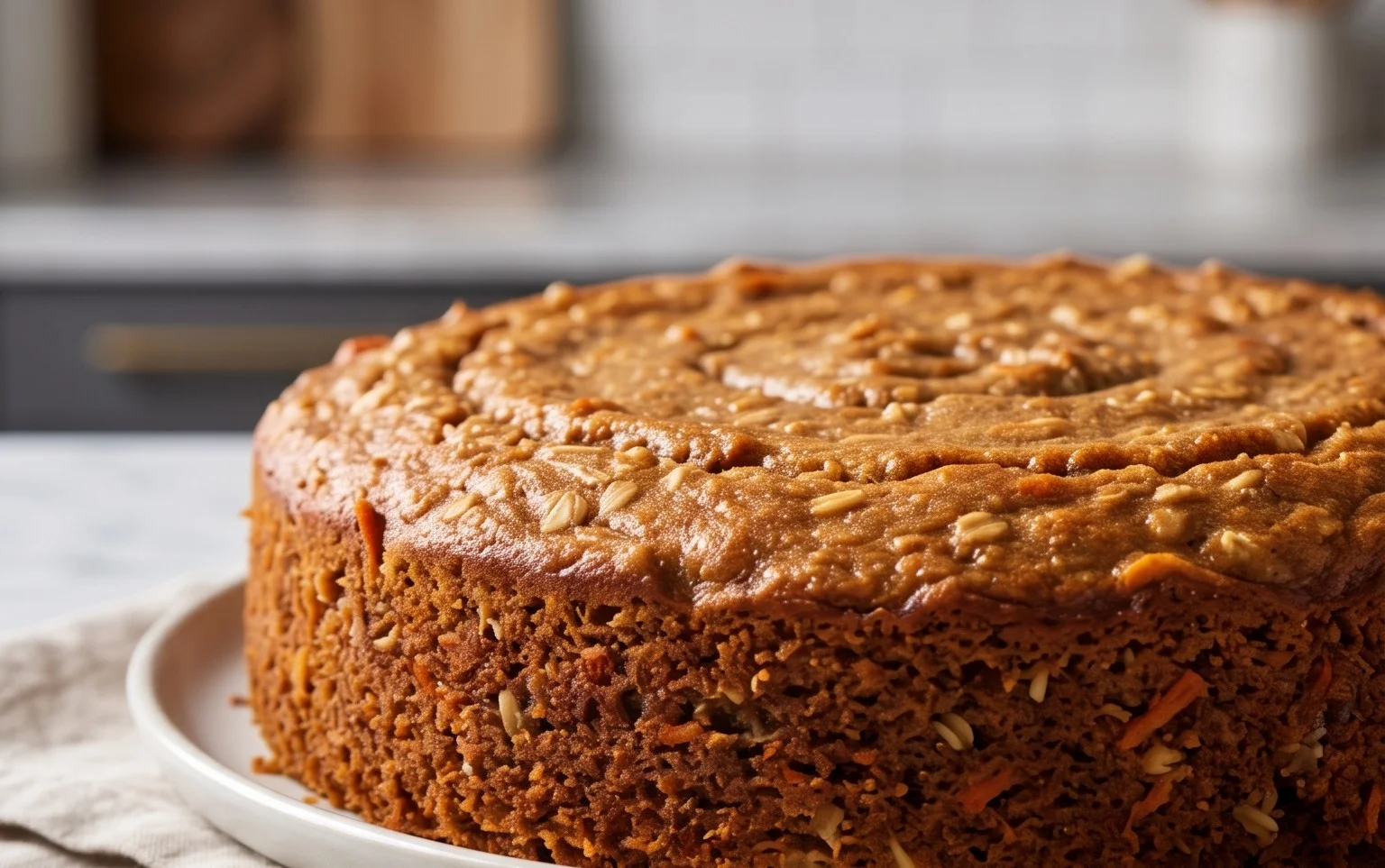 Easy Flourless Oatmeal Carrot Cake Recipe