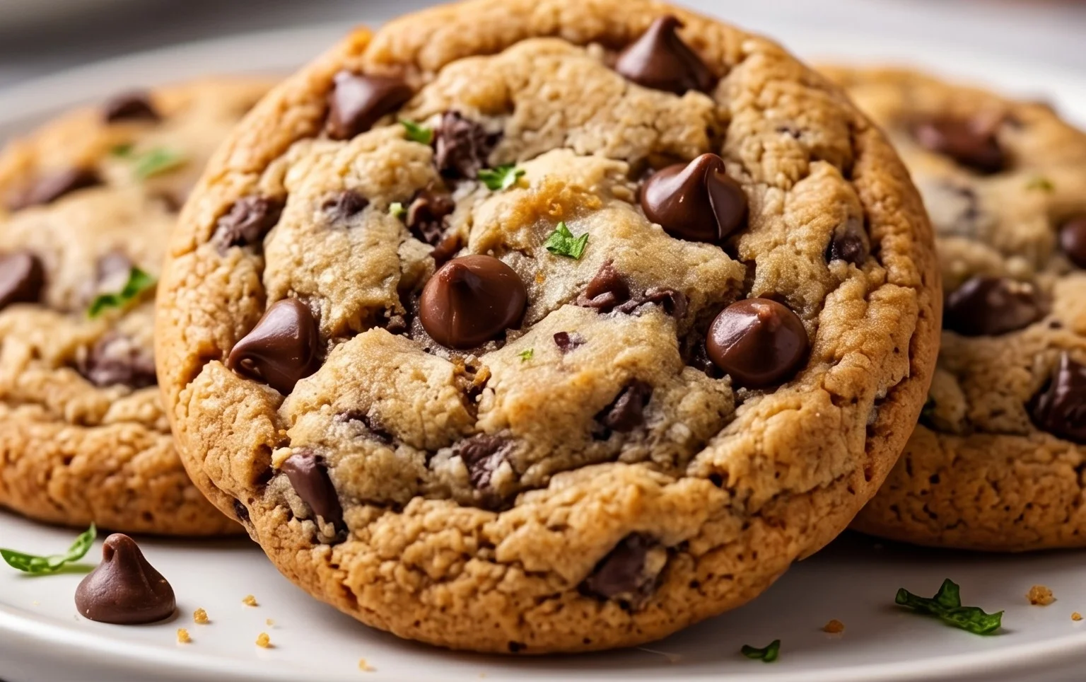 Crispy and Chewy Chocolate Chip Cookies