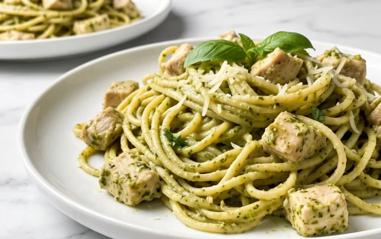 Creamy Chicken Pesto Pasta
