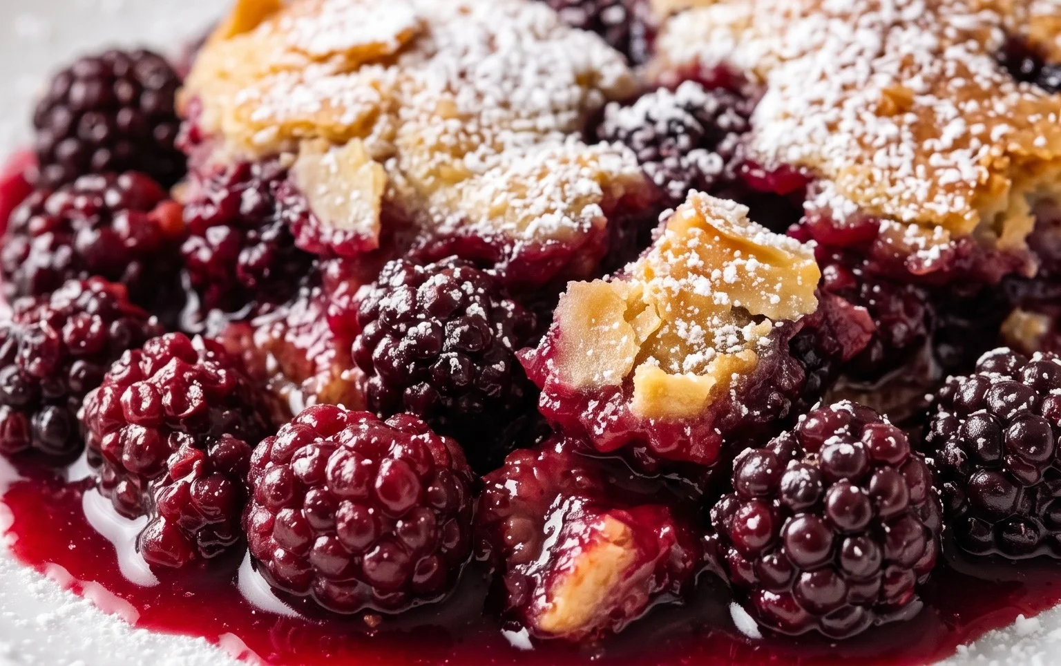 The Pioneer Women's Blackberry Cobbler