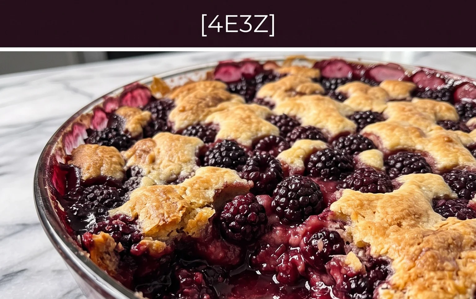 The Pioneer Women's Blackberry Cobbler