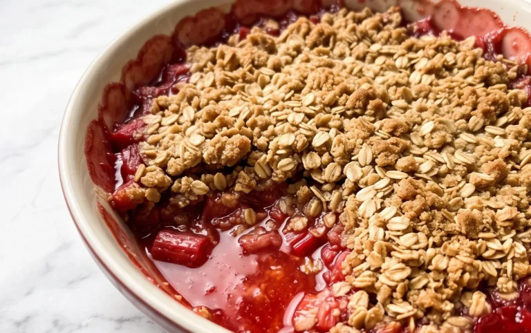 Easy Rhubarb Crisp