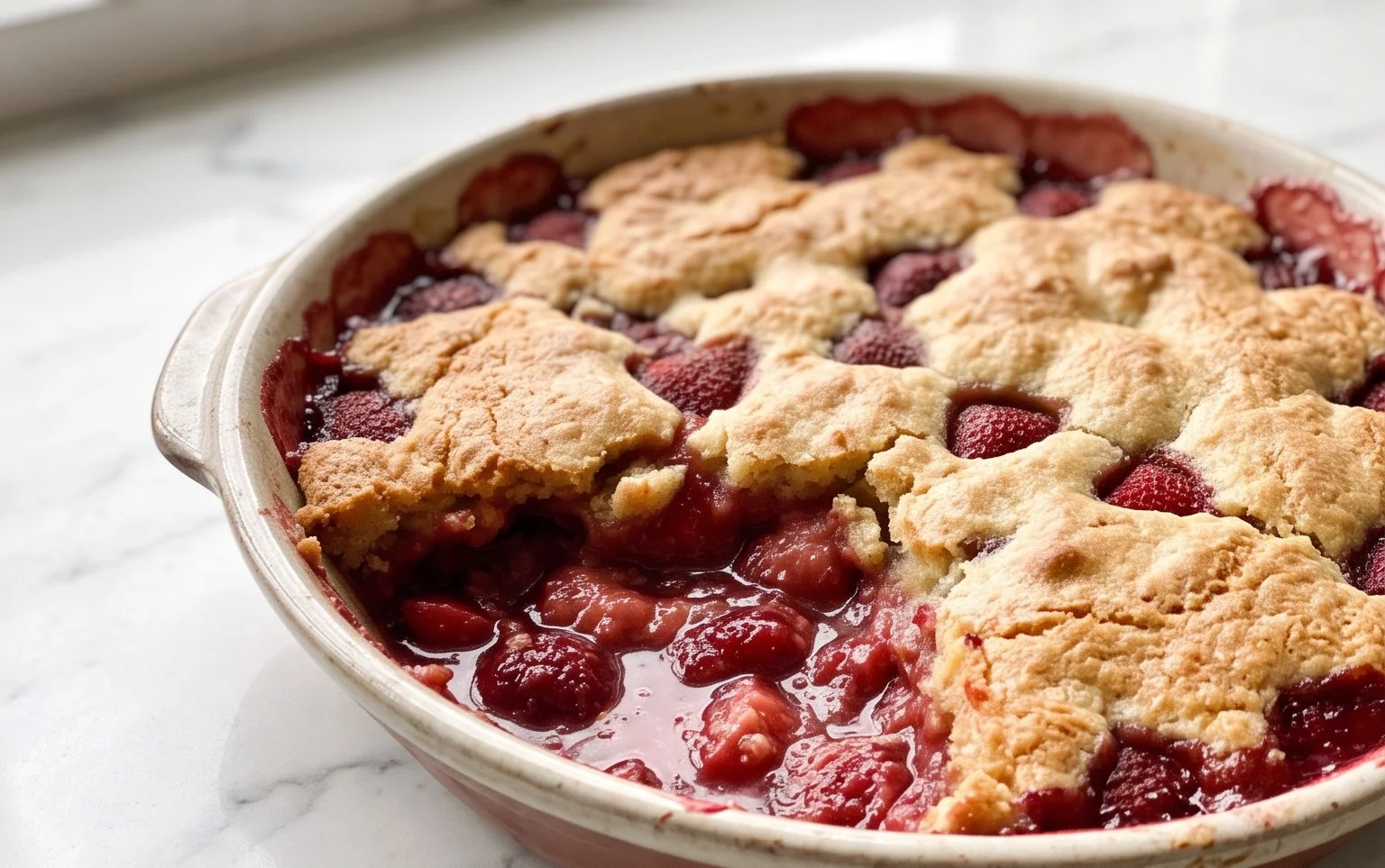 Strawberry Cobbler