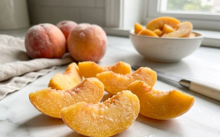 Freezing Peaches, How to Easily Freeze Peaches