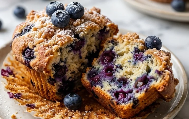 Homemade Blueberry Muffins