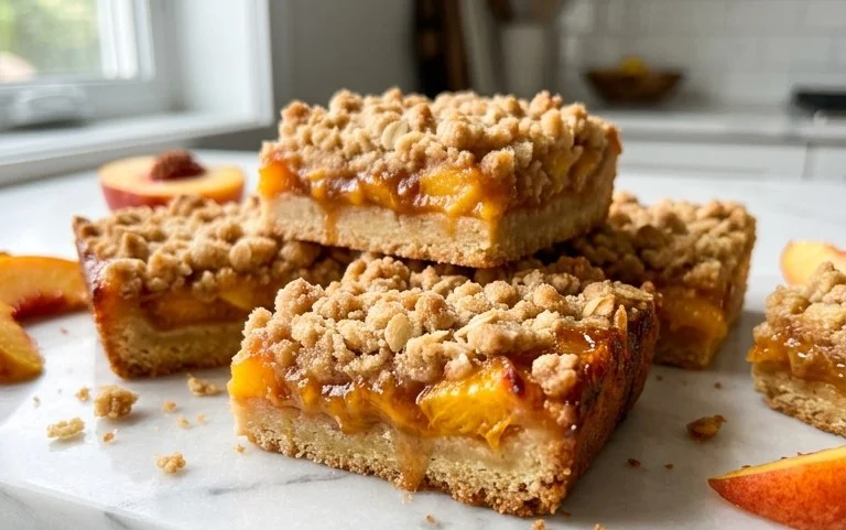 Fresh Peach Crum extractb Bars