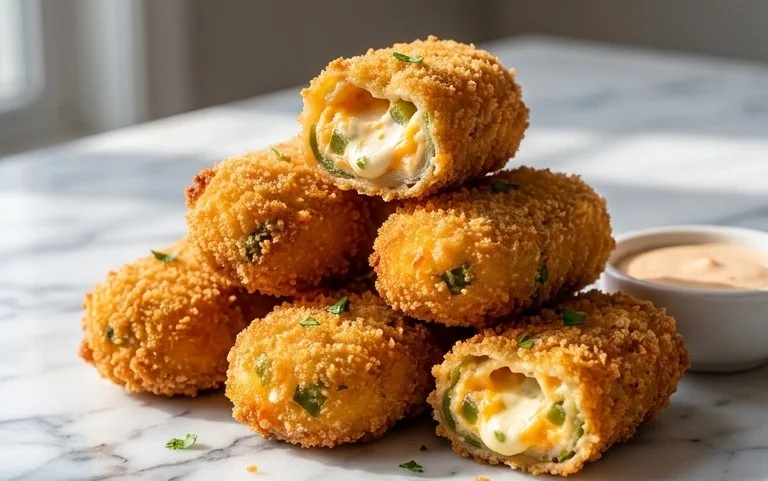 Fried Jalapeno Popper Bites