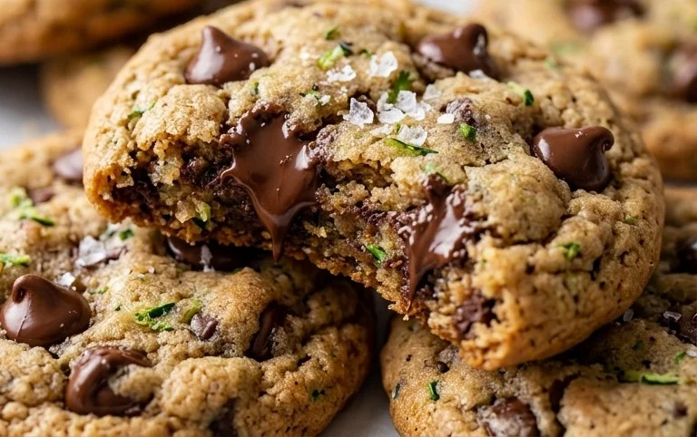 Zucchini Chocolate Chip Cookies