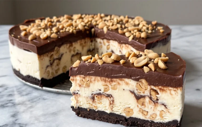 Buster Bar Ice Cream Cake