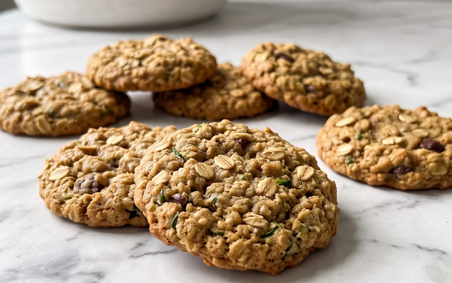 Healthy Zucchini Oatmeal Cookies