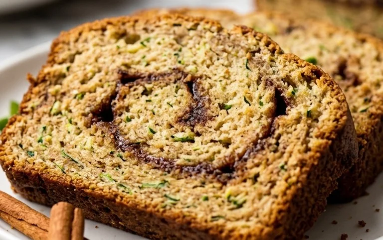Moist and Delicious Cinnamon Swirl Zucchini Bread