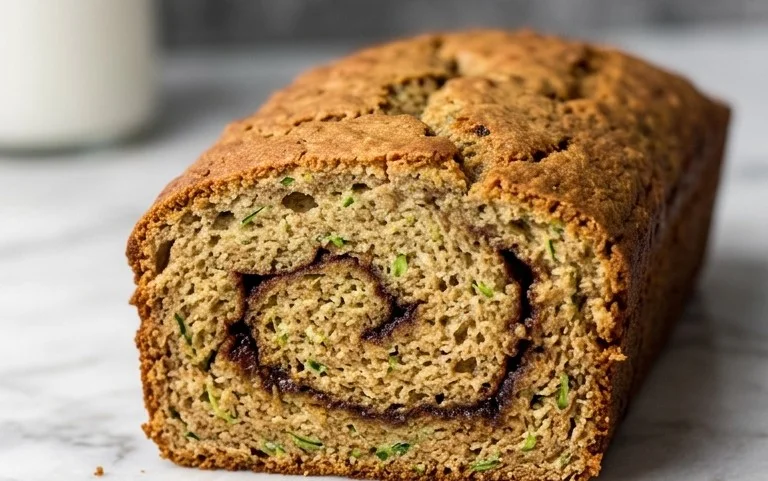 Moist and Delicious Cinnamon Swirl Zucchini Bread