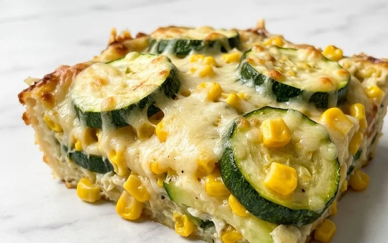 Zucchini Corn Parmesan Bake Recipe