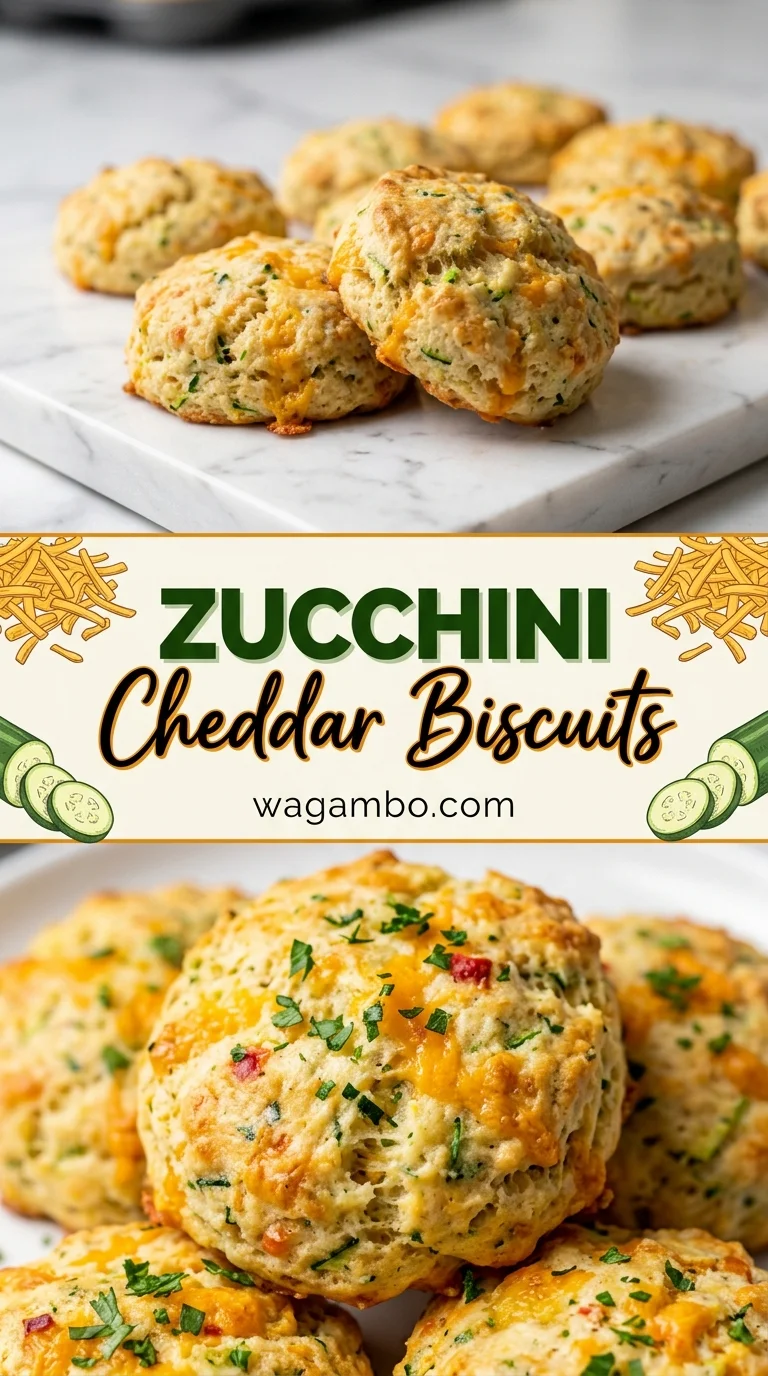 Zucchini Cheddar Biscuits