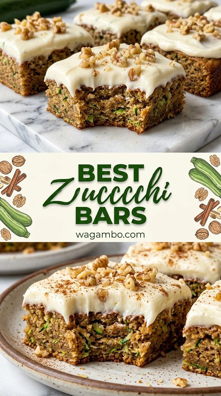 The Best Zucchini Bars