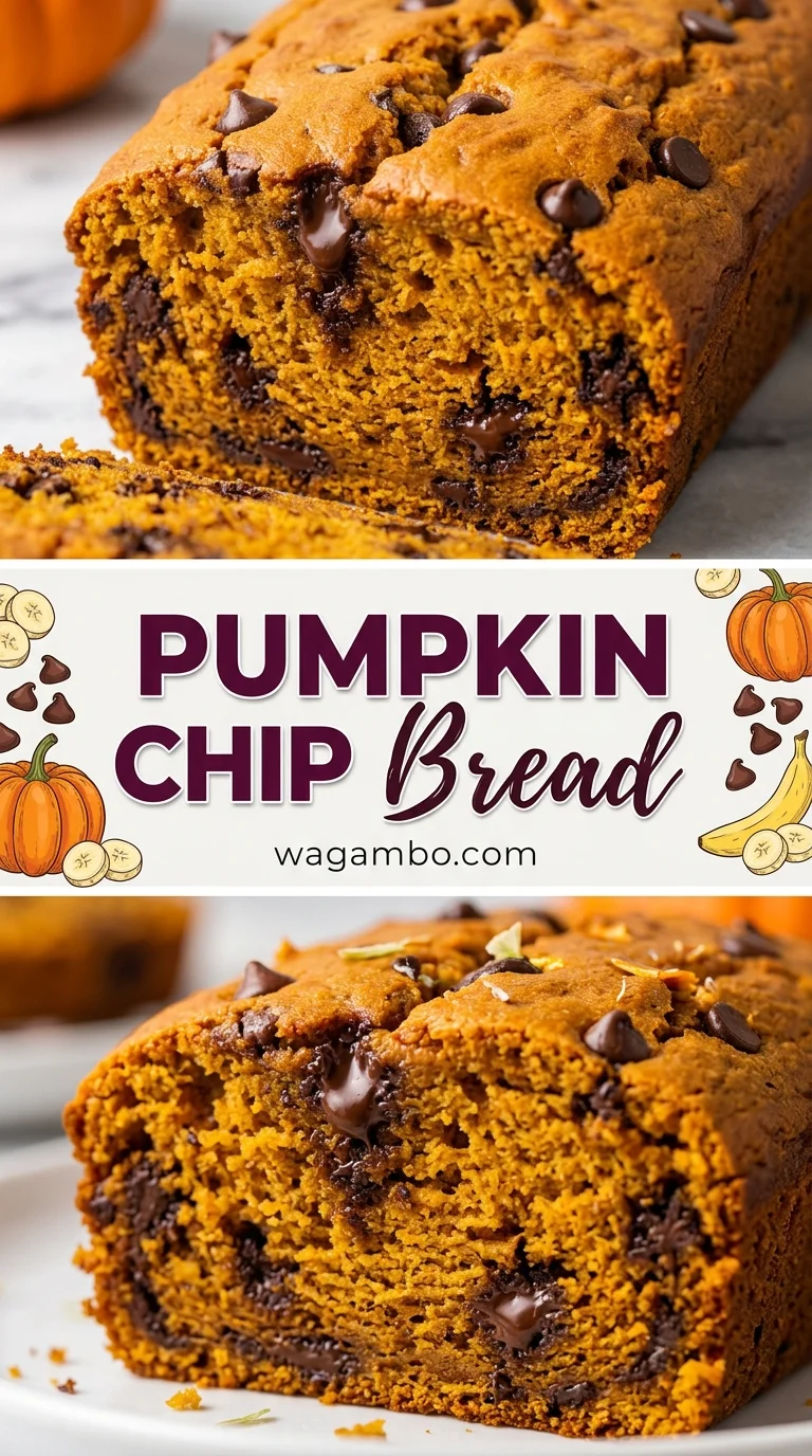 Pumpkin Chip Banana Bread