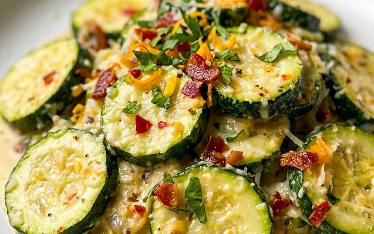 Creamy Parmesan Zucchini