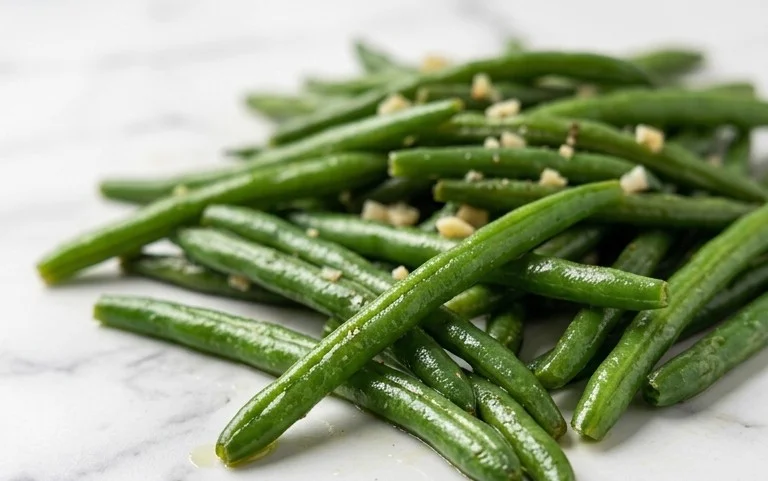Sautéed Green Beans Recipe with Garlic