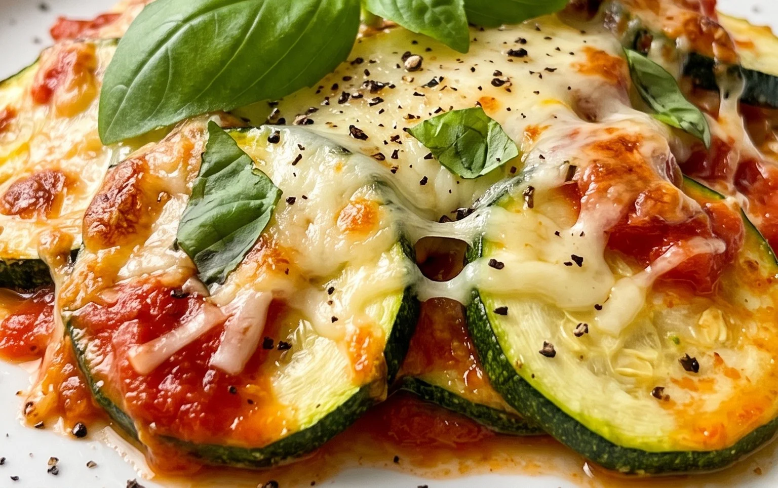 Three Cheese Zucchini Parmesan