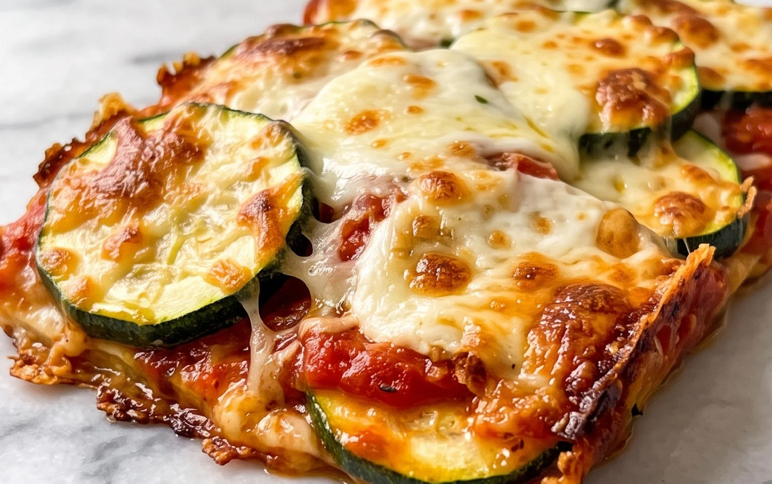 Three Cheese Zucchini Parmesan