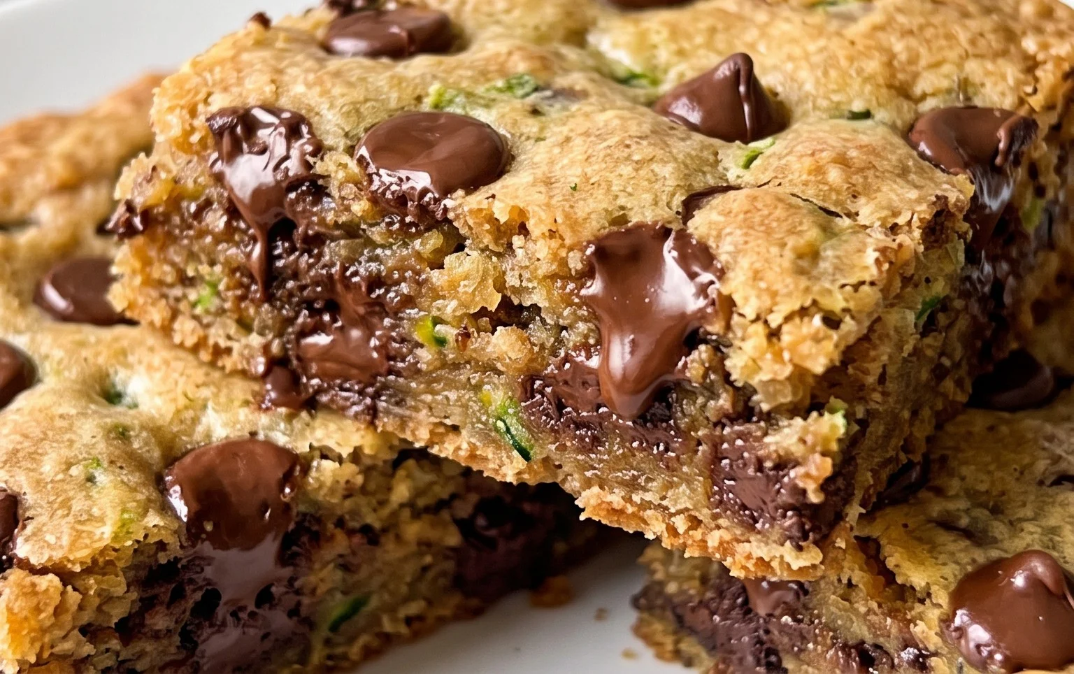 Chocolate Chip Zucchini Cookie Bars