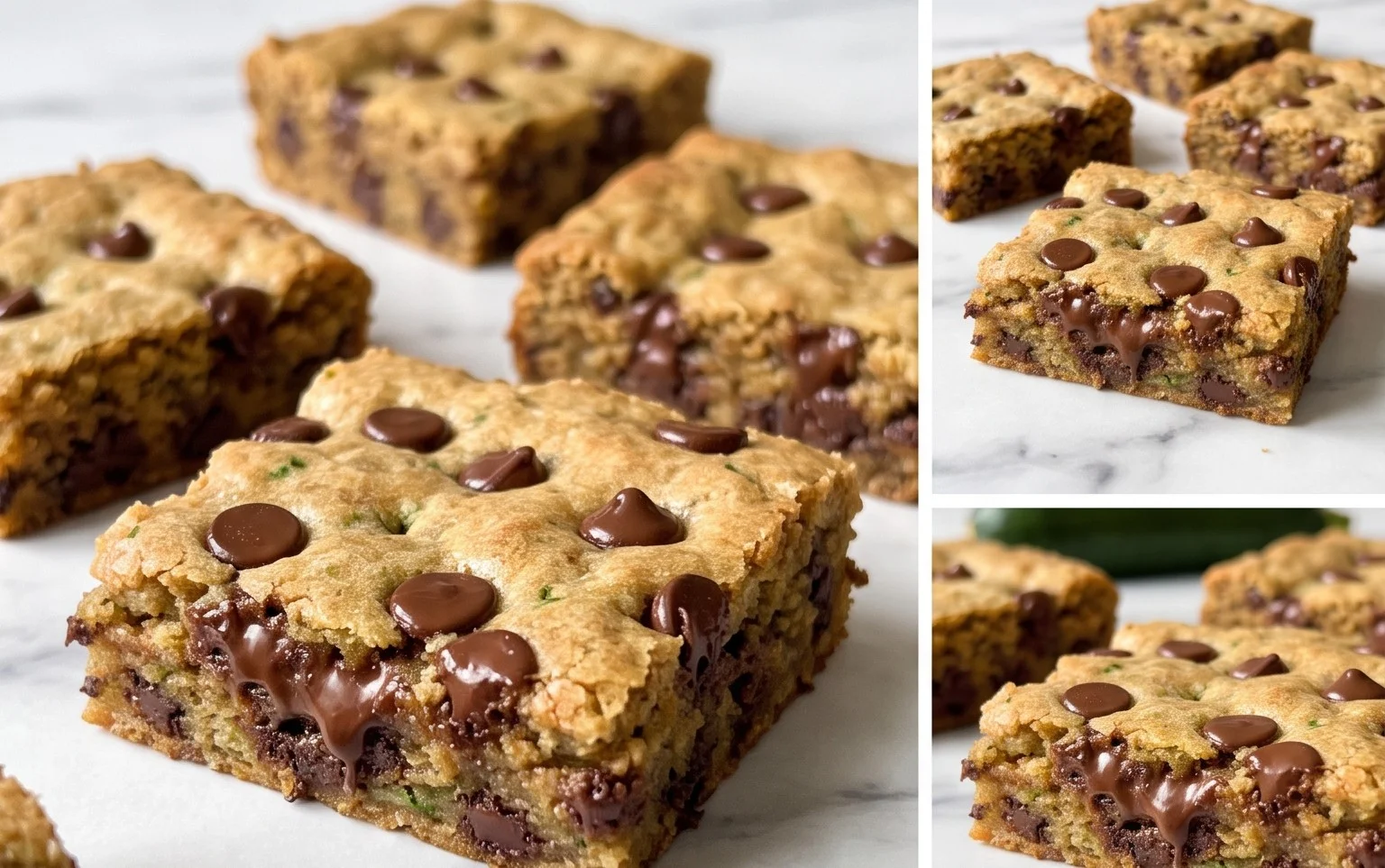 Chocolate Chip Zucchini Cookie Bars