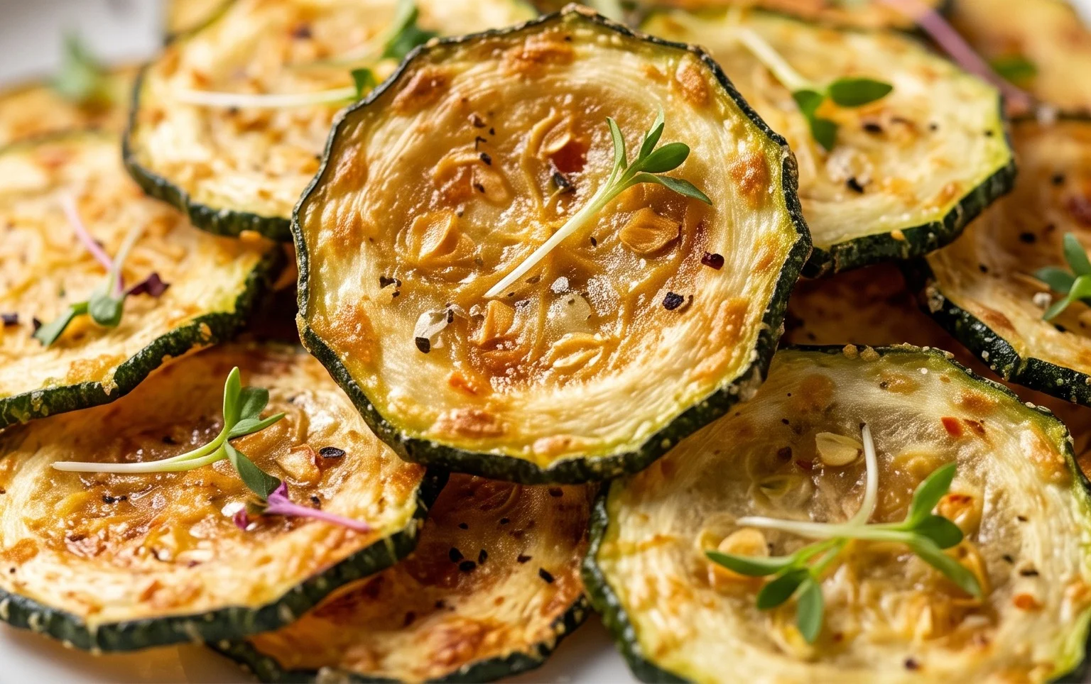 Crispy Baked Zucchini Chips