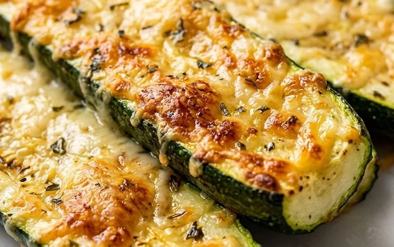 Oven Roasted Parmesan Zucchini