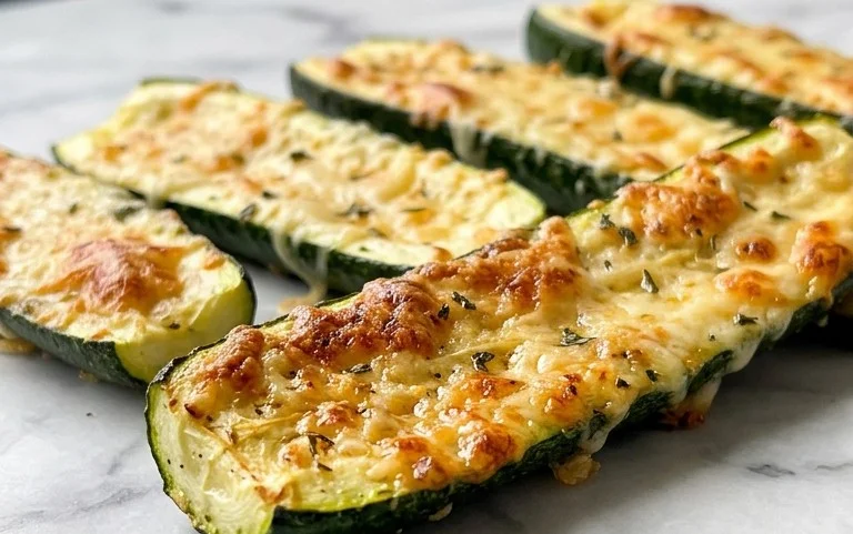 Oven Roasted Parmesan Zucchini